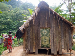 cabane et linge